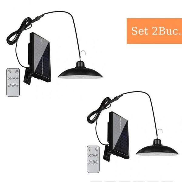 Set 2 Lampi solare rotunde