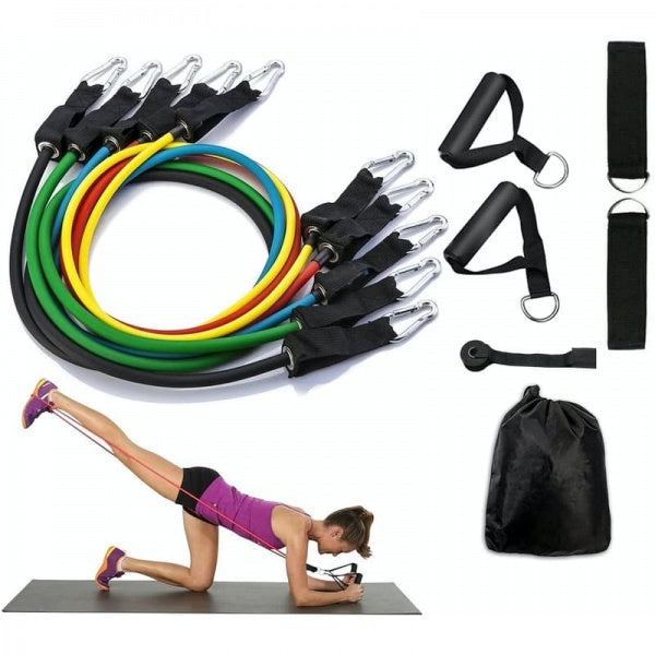 Sistem de antrenament fitness cu corzi extensibile, Home gym extreme, prinderi multiple