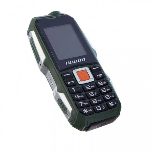 Telefon militar 2800 mAh, dual SIM, FM radio, lanterna