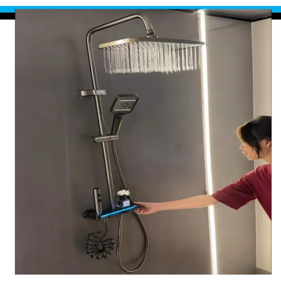 Set de dus cu Iluminare LED si afisaj Digital al Temperaturii