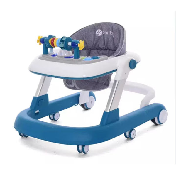 Premergator educational 3 in 1 pentru copii, functie de masuta, premergator si Antemergator Alb / Albastru