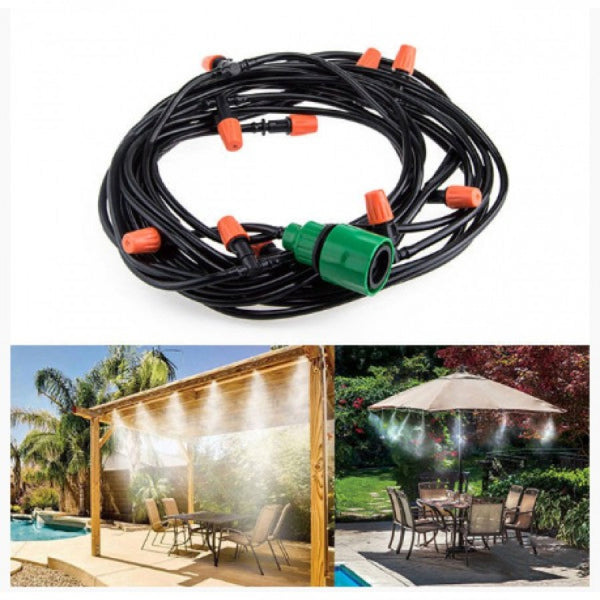 Kit racire terasa, gradina sau balcon, 10 m lungime + 10 duze