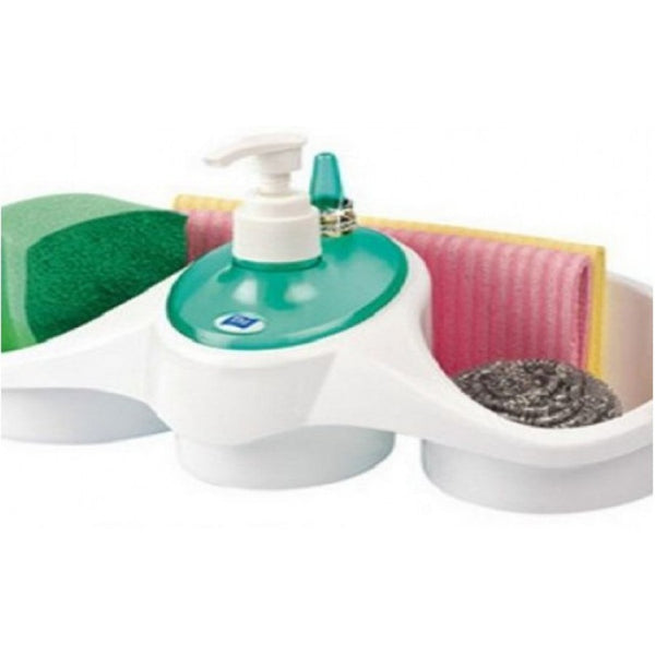 Dispenser detergent vase cu suport pentru burete