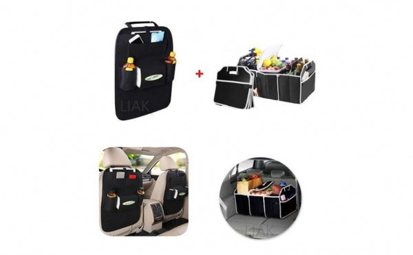 Organizator scaun auto + organizator portbagaj