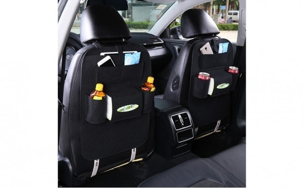Set 2 x organizator scaun auto + placuta magnetica pentru numar telefon