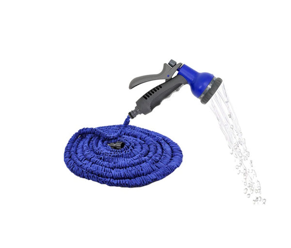 Pachet:  Furtun extensibil de gradina de 45 metri cu dispozitiv pentru pulverizarea apei + perdea tip plasa anti insecte, cu inchidere magnetica