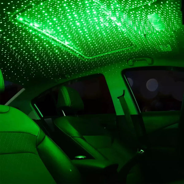 Lumina de Veghe Laser Ambiental Interior Verde USB