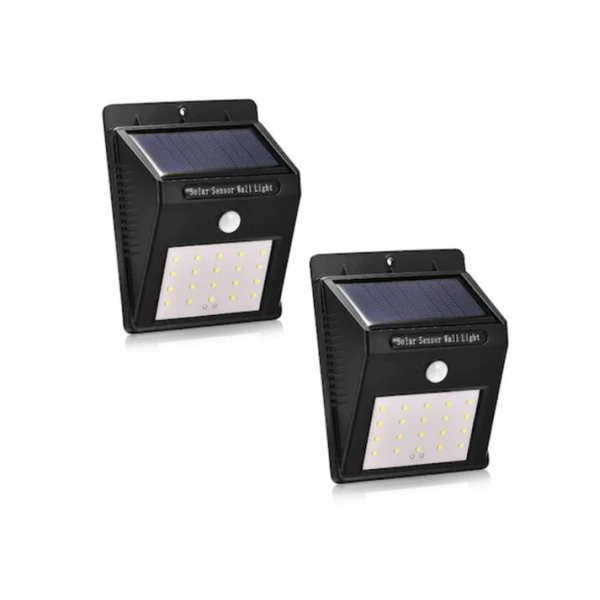 Set 2 lampi cu incarcare solara 30LED