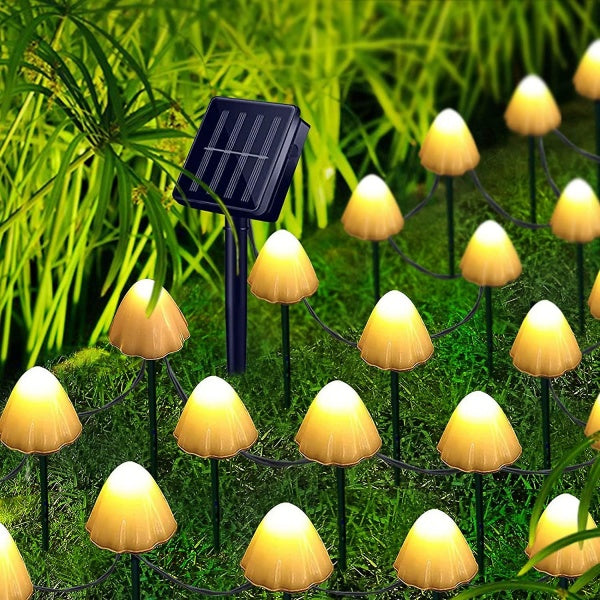 Intalatie solara pentru gradina,model ciuperci