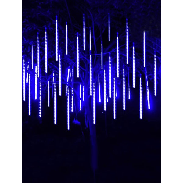 Instalatie tub luminos tip meteorit, 80 cm, 8 tuburi